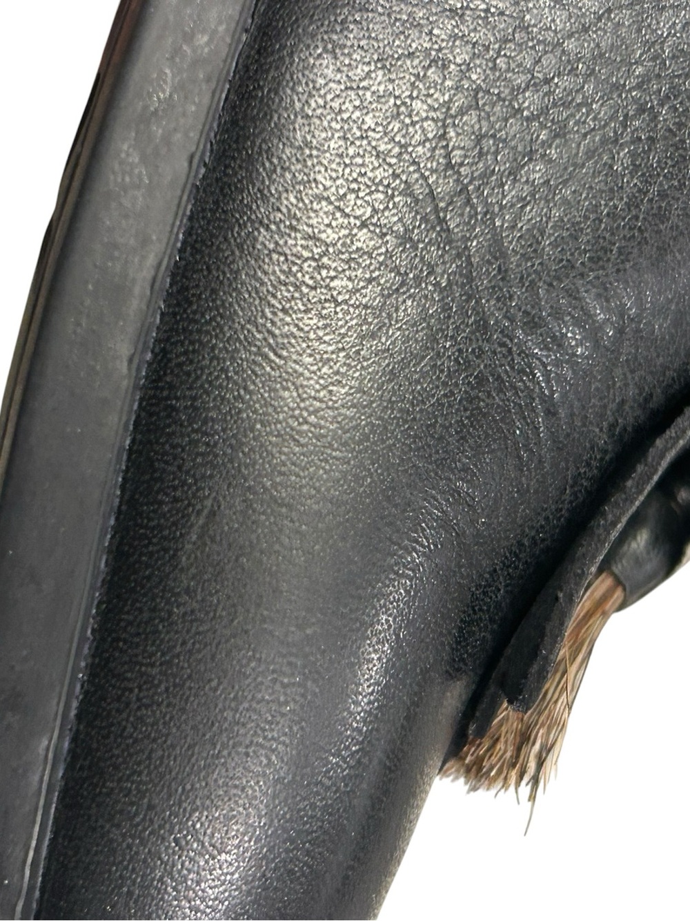 Ariat Jessie Black Leather Lace-Up Ankle Boots Kiltie Tassel Women’s 7B Western - Picture 8 of 12